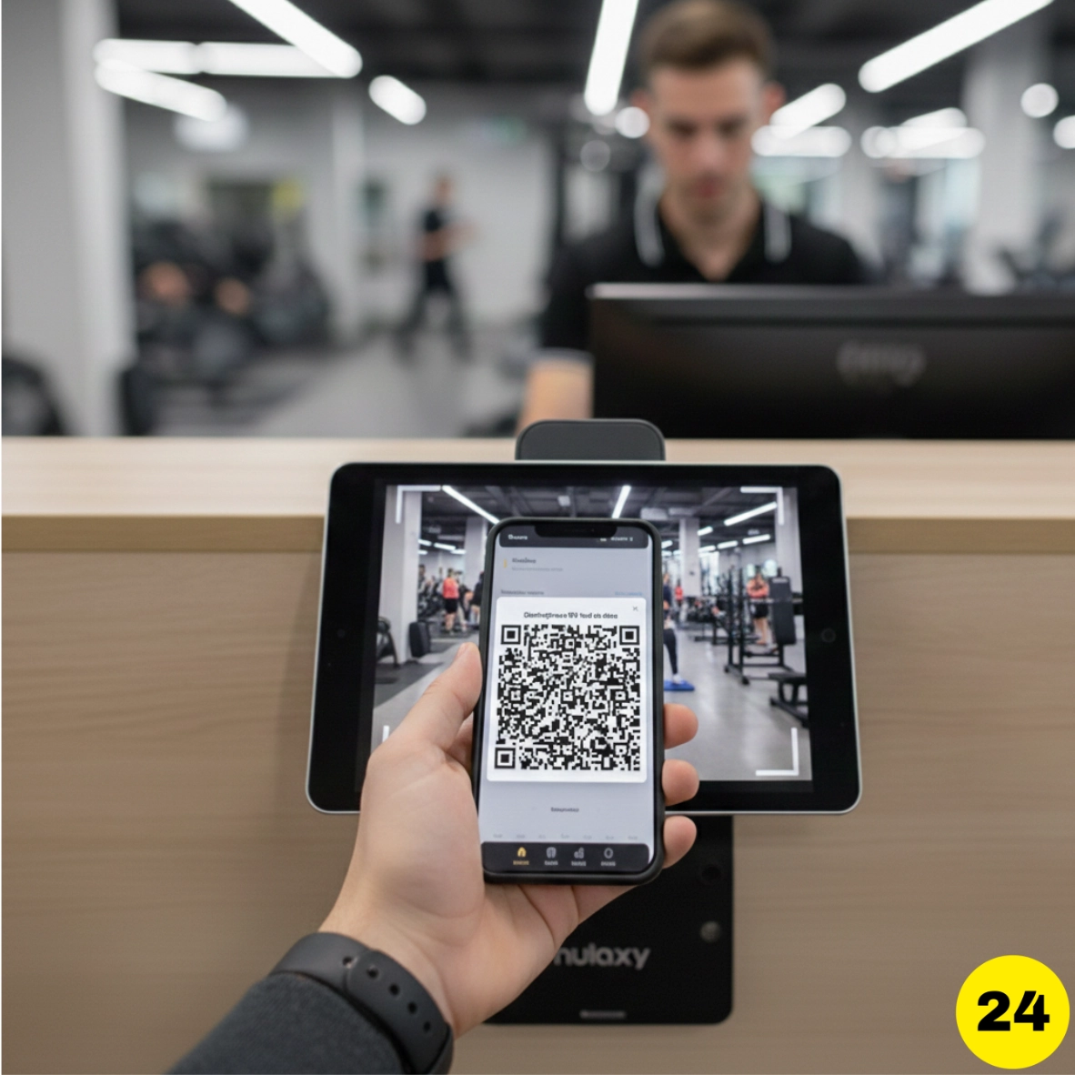 QR kod skeniranje - softverska kontrola pristupa